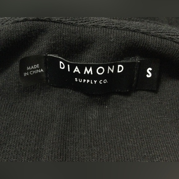 Diamond Supply Co Womens Black Teardrop Hoodie Size S - Picture 6 of 9